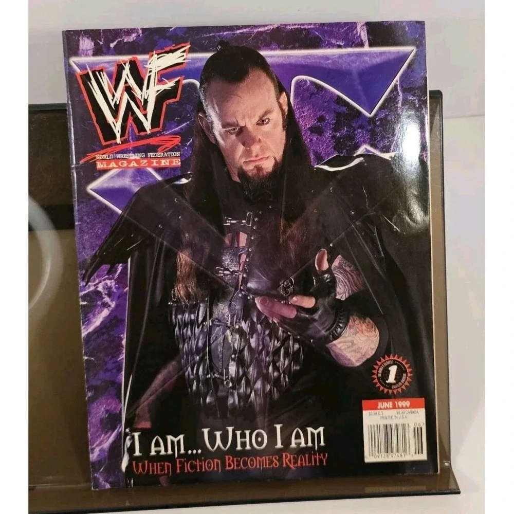 WWF Magazine I Am... Who I Am Undertaker June 1999 Vintage WWE